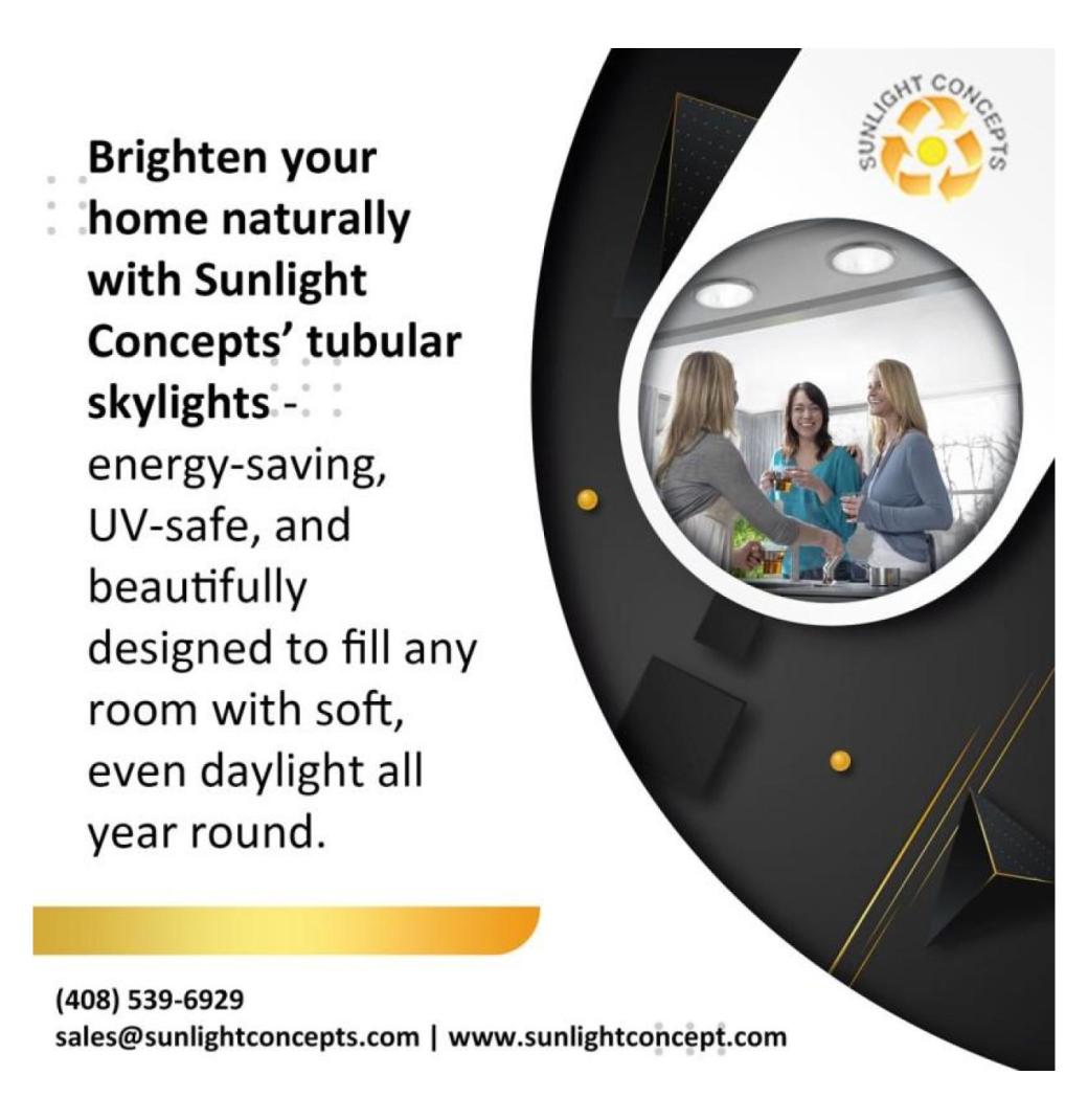Brighten Your Home Naturally With Sunlight Concepts Tubular Sky Lights 