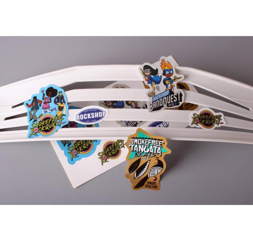 Custom Art Paper Stickers from $17. Free proofing and shipping Australia-wide.