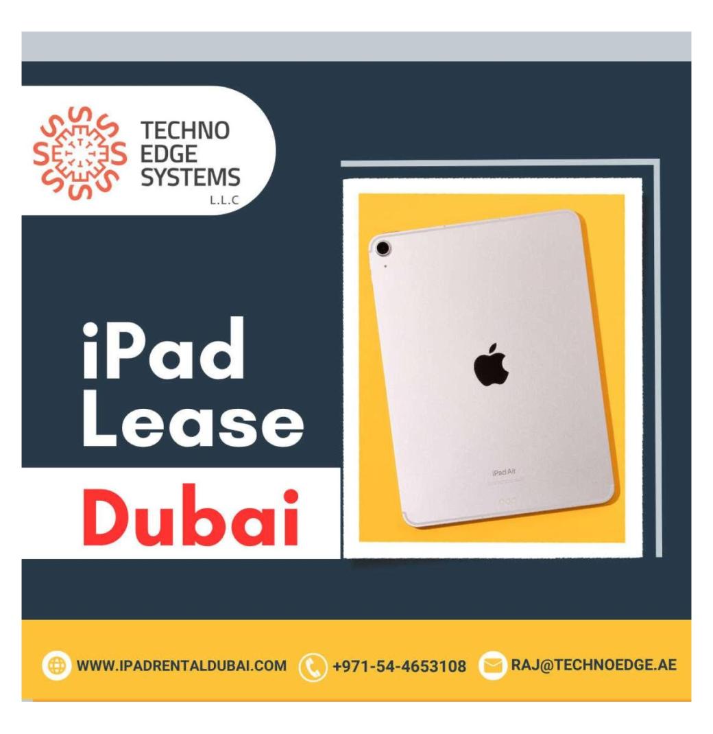  Top-notch Event iPad Lease in Dubai