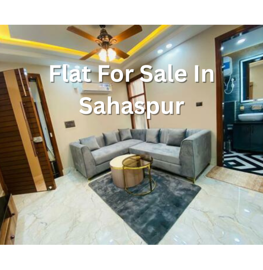 Generously Sized 3-Bedroom Flat For Sale In Sahaspur 