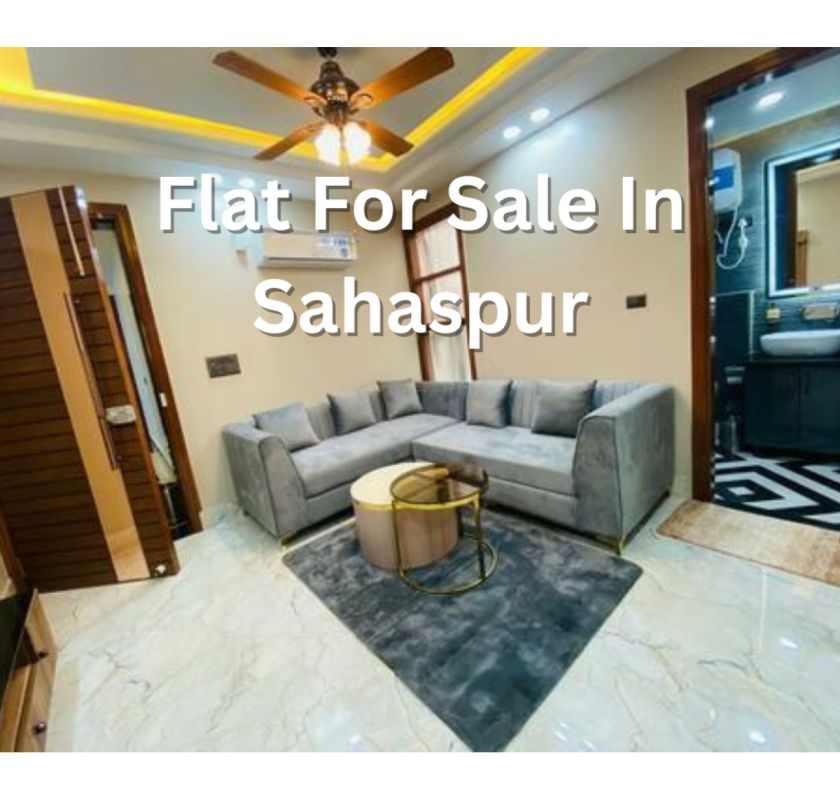 Generously Sized 3-Bedroom Flat For Sale In Sahaspur 