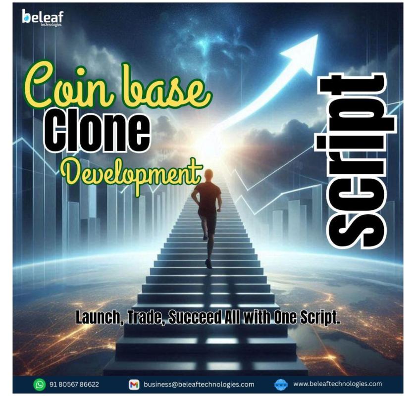 Modern Coinbase Clone Script for Ambitious Crypto Founders