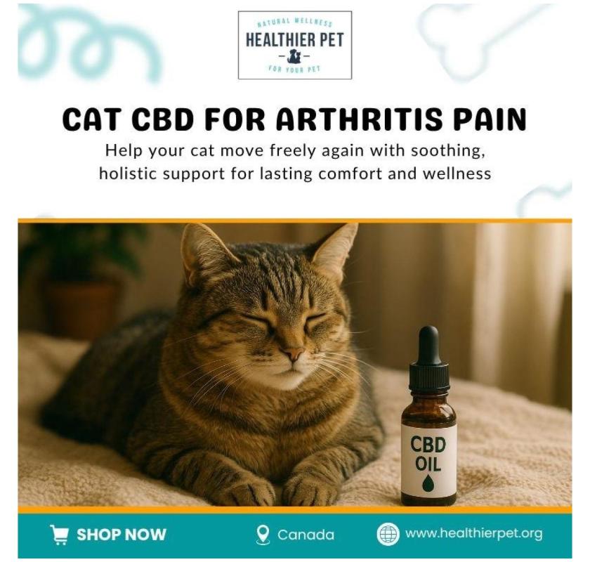 Cat CBD For Arthritis Pain in Canada