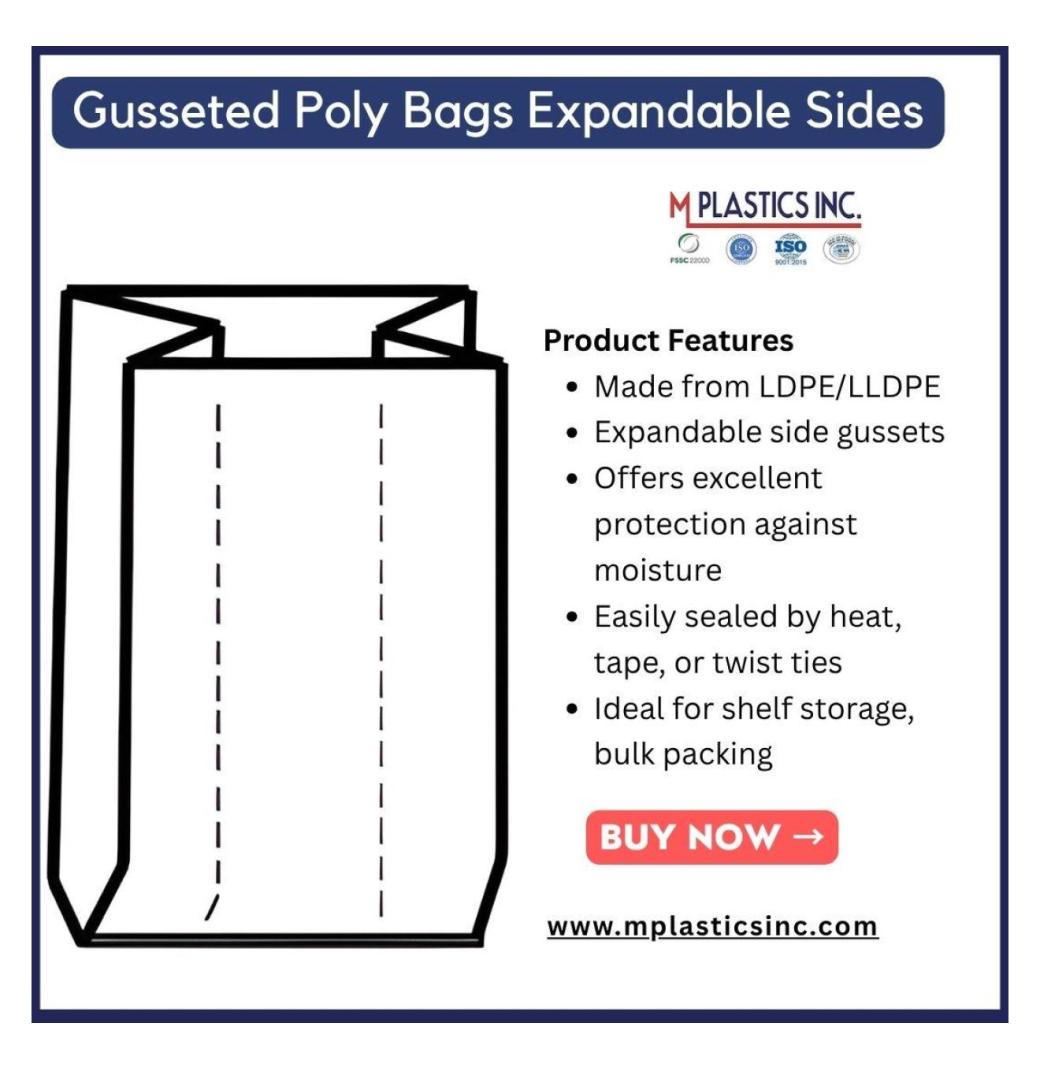 Buy Wholesale Poly Bags at Competitive Prices from M Plastic Inc - 1/3