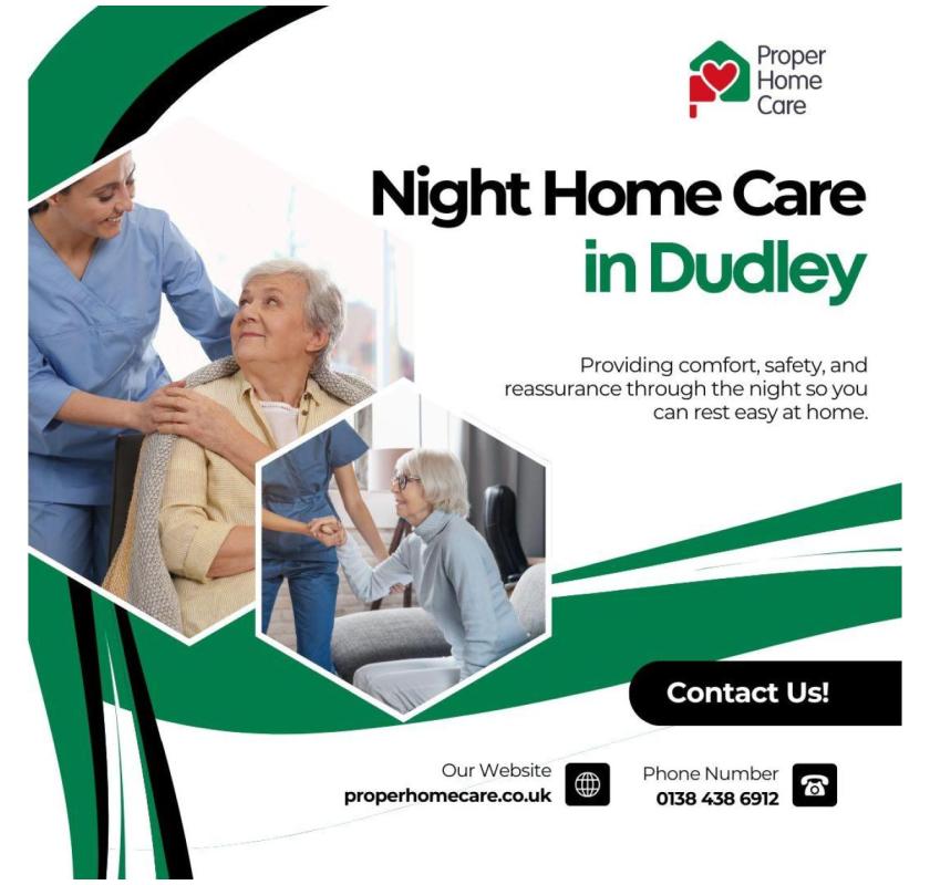 Night Home Care in Dudley