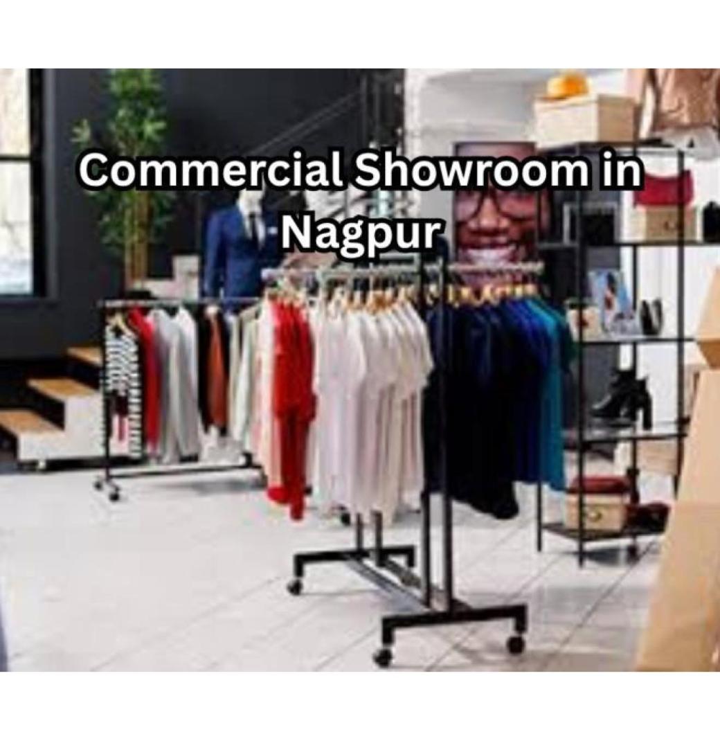 Elegant Commercial Showroom in Nagpur with Urban Visibility