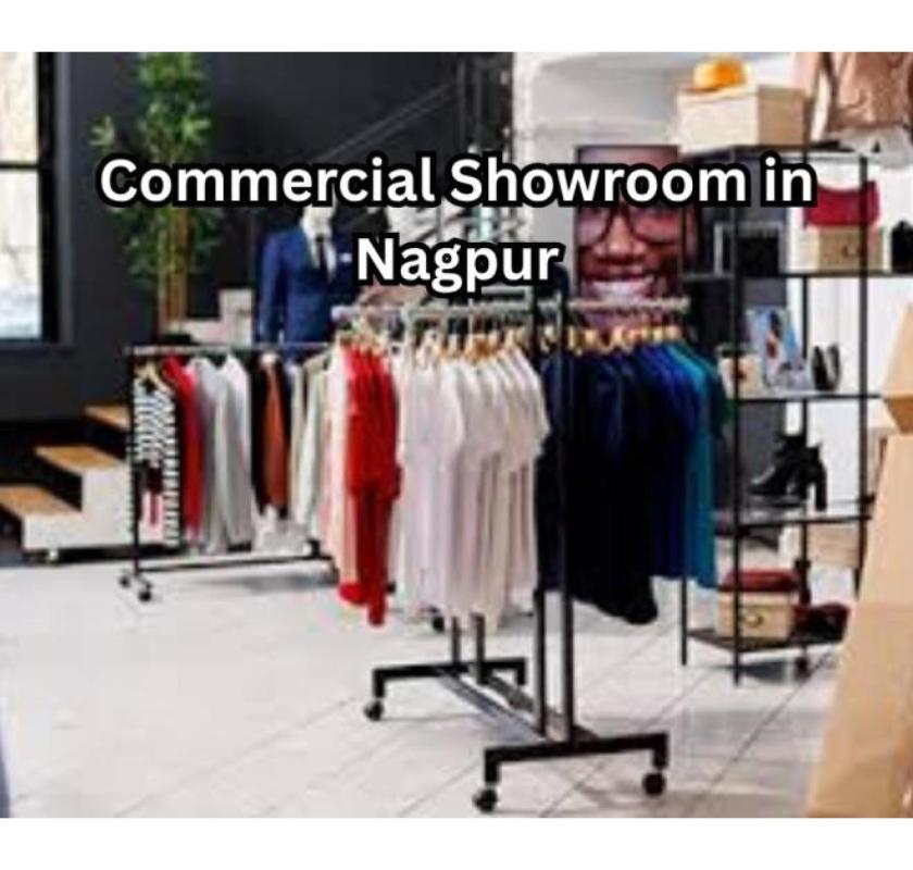 Elegant Commercial Showroom in Nagpur with Urban Visibility