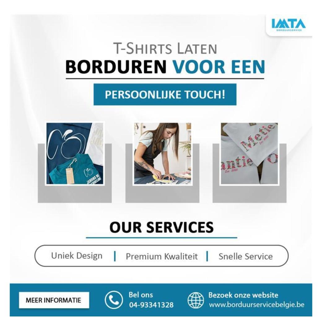 T-Shirts Laten Borduren voor een Persoonlijke Touch!