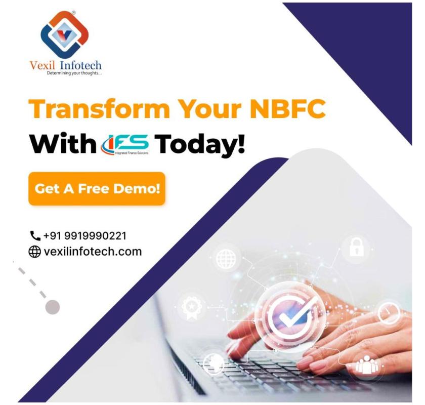 Best NBFC Software in India | Vexil Infotech IFS