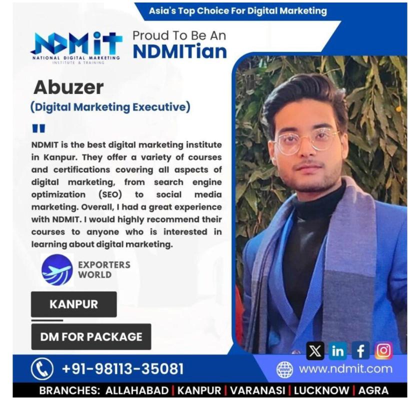Digital Marketing & Data Science Courses in Kanpur – Job-Oriented Training | NDMIT