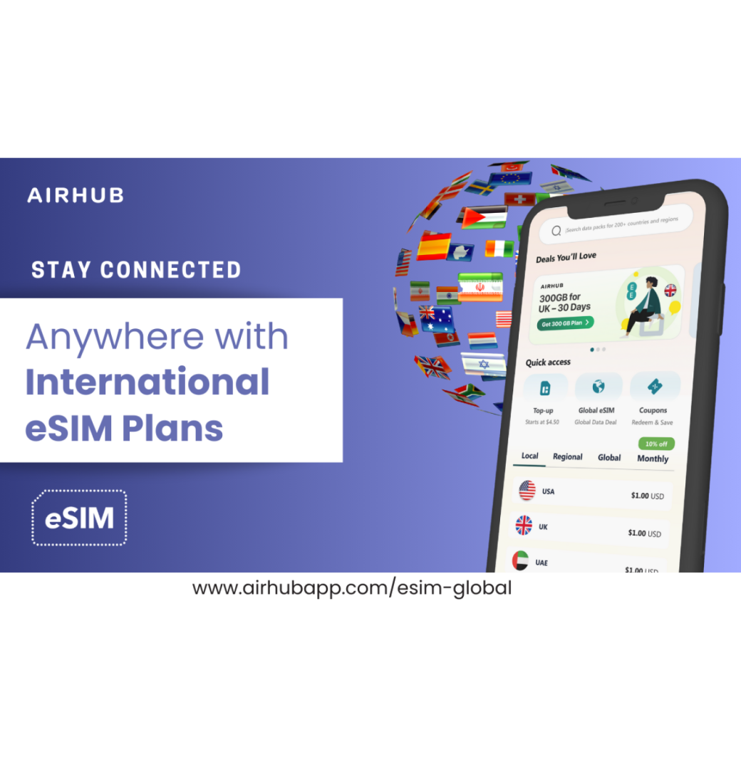Your Perfect Travel Companion Airhub Global eSIM