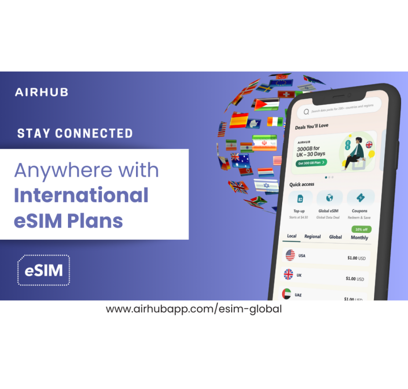 Your Perfect Travel Companion Airhub Global eSIM
