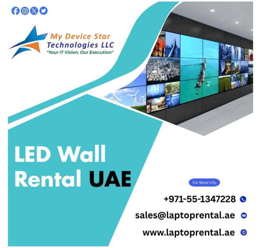 Fresh Tips for LED Wall Rentals in 2025 UAE Events