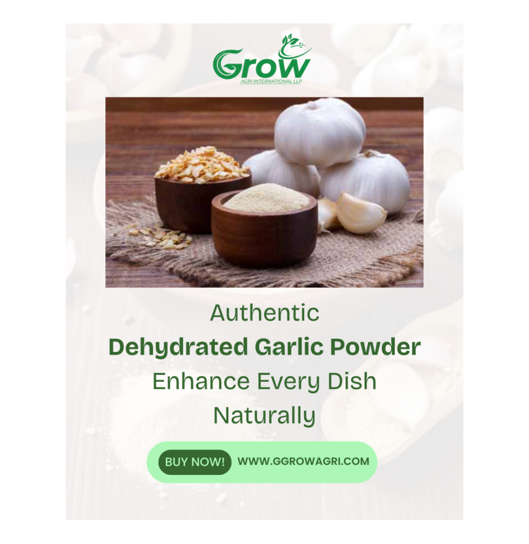 Authentic Dehydrated Garlic Powder – Enhance Every Dish Naturally