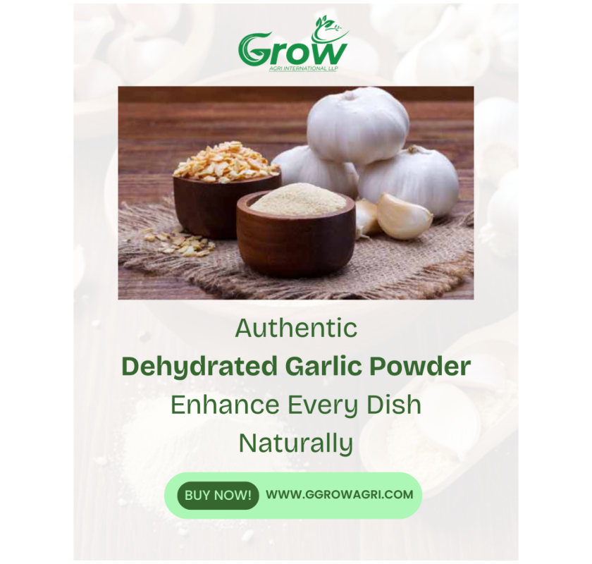 Authentic Dehydrated Garlic Powder – Enhance Every Dish Naturally