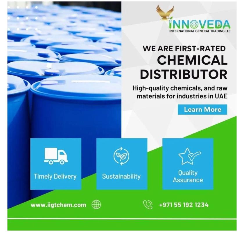 Your Trusted Chemical Supplier in Dubai - Innoveda Chemicals