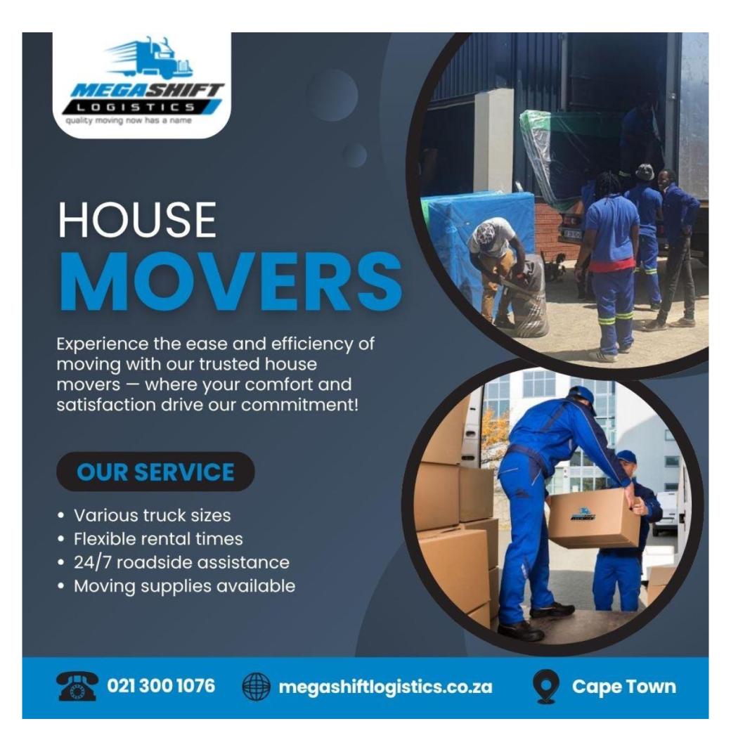 House Movers in Cape Town