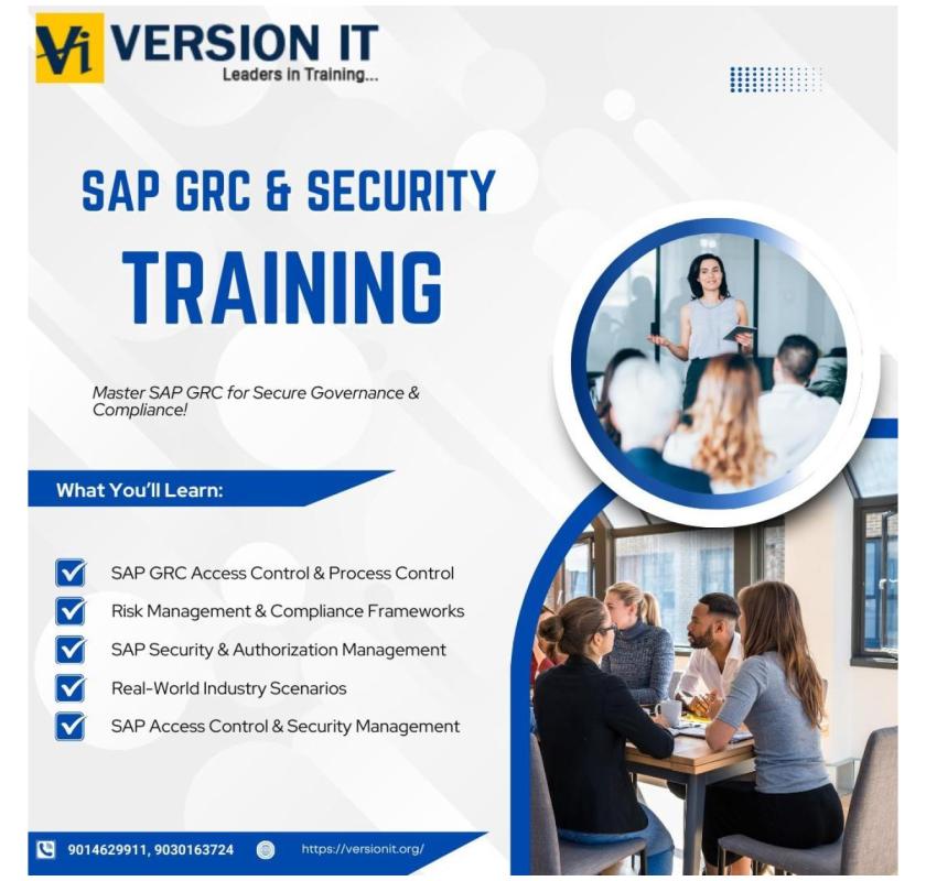 SAP GRC Security Training In Hyderabad