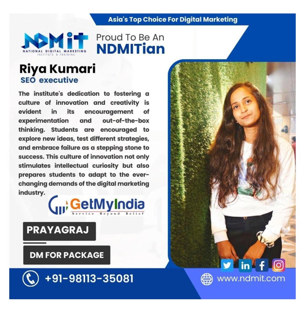 NDMIT – Advanced Digital Marketing Training in Allahabad with Certification