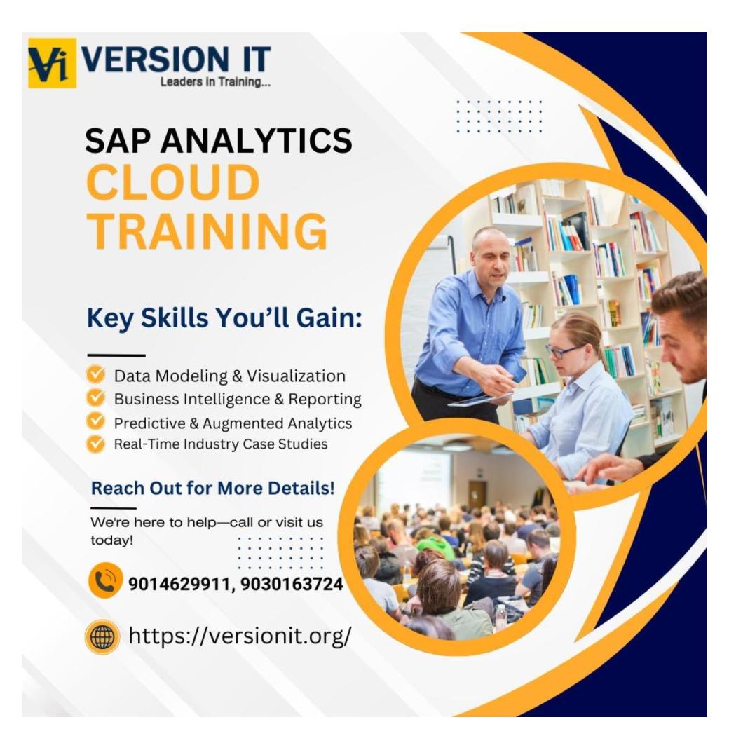 Sap Analytics Cloud Training In Hyderabad