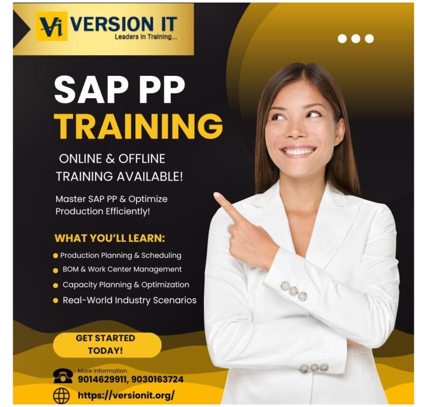 SAP PP Training in Hyderabad