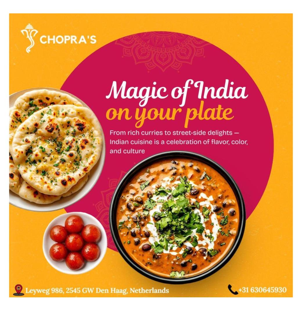 Taste the Best of India at Chopras Indian Restaurant