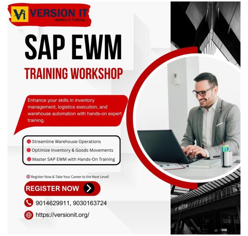 SAP EWM Training In Hyderabad