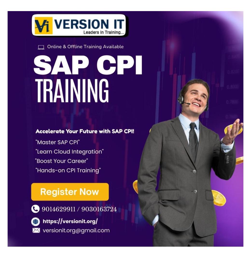 SAP CPI Training In Hyderabad
