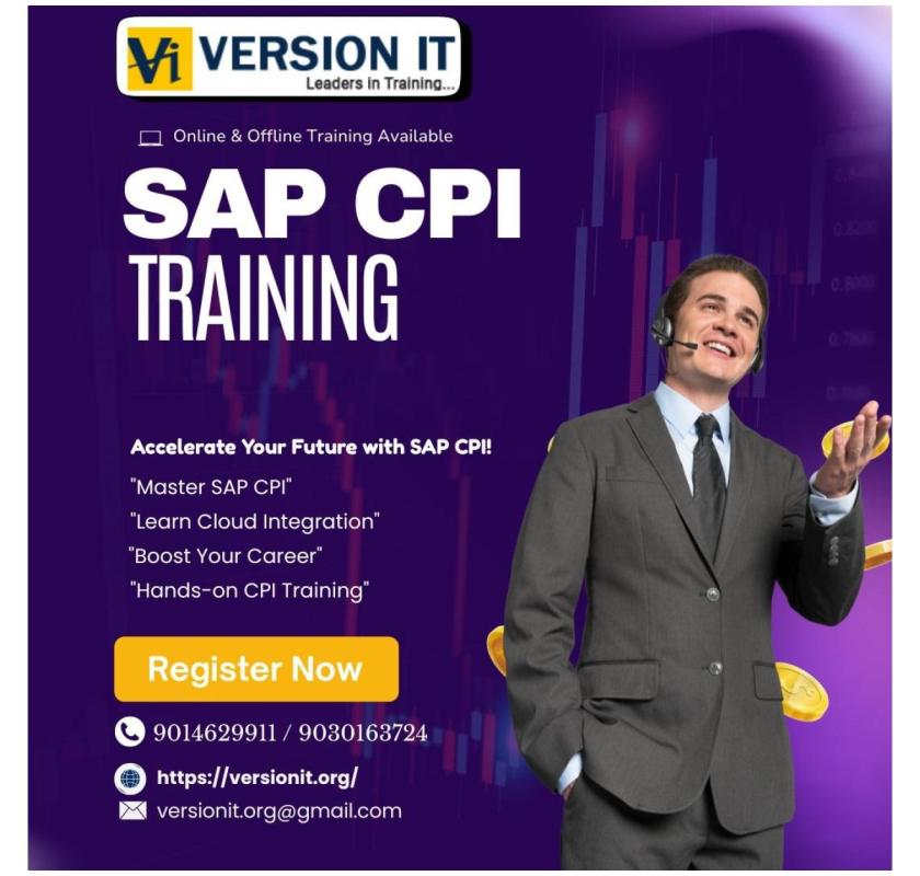 SAP CPI Training In Hyderabad