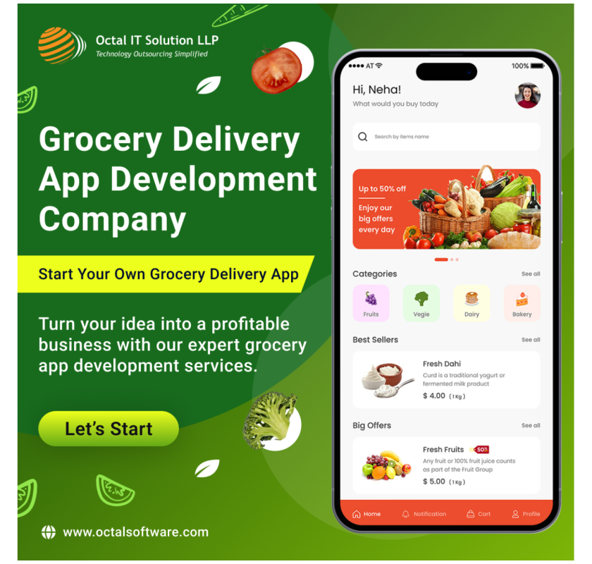 Top Grocery App Development Company | Octal IT Solution