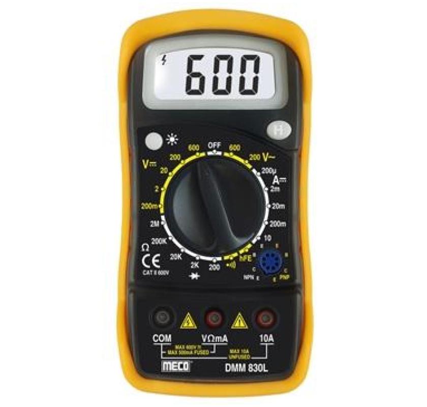 Need Reliable Voltage & Current Readings? Order DMM 830L Today!