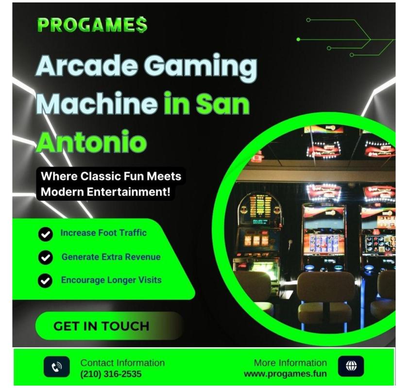 Arcade Gaming Machine in San Antonio