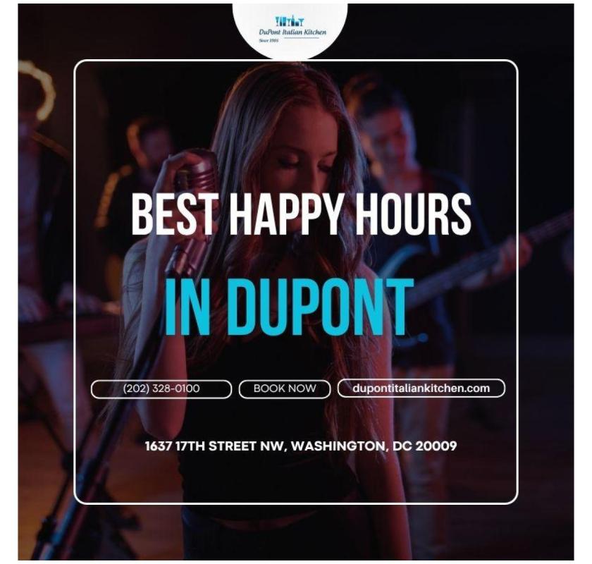 Experience the Best Happy Hours in Dupont: Top Spots for Drinks, Deals, and Good Vibes