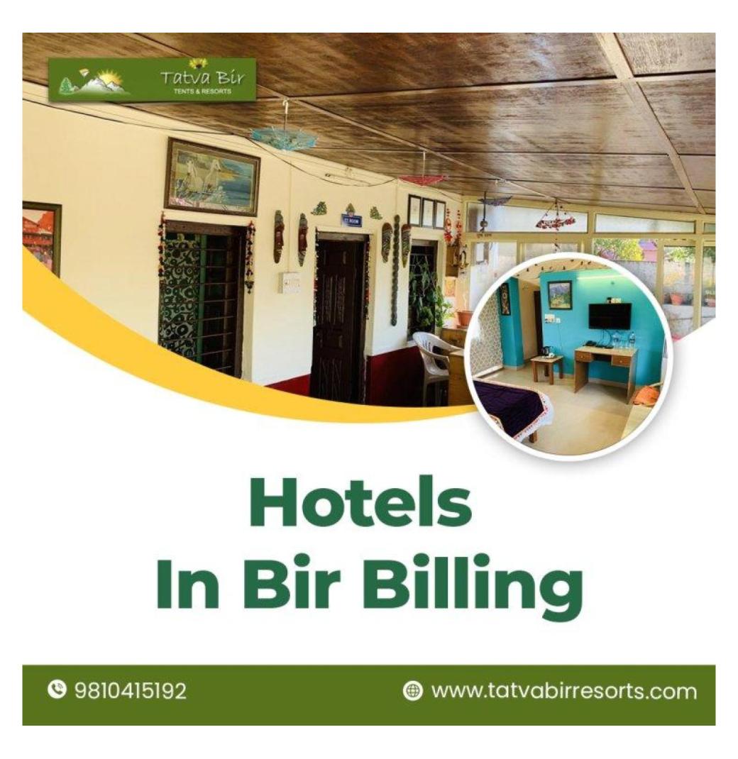Stay at Comfortable Hotels in Bir Billing with Scenic Views