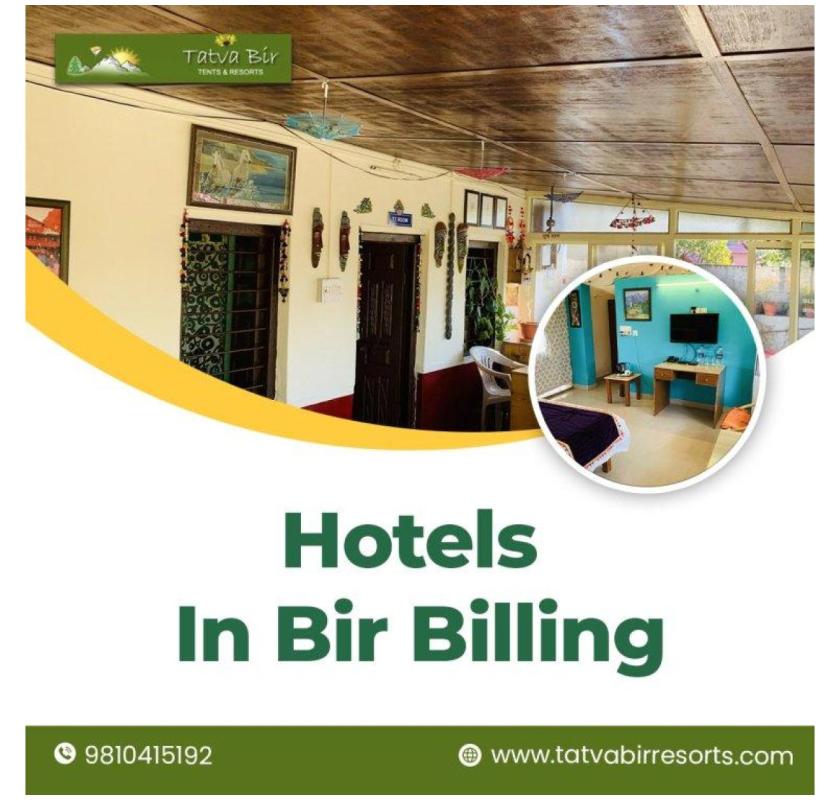 Stay at Comfortable Hotels in Bir Billing with Scenic Views