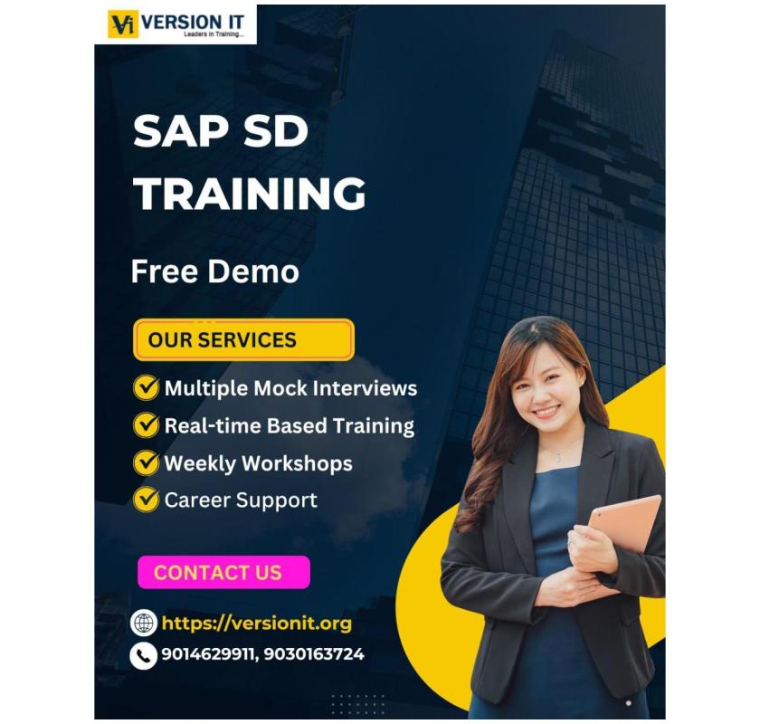 SAP SD Training In Bangalore