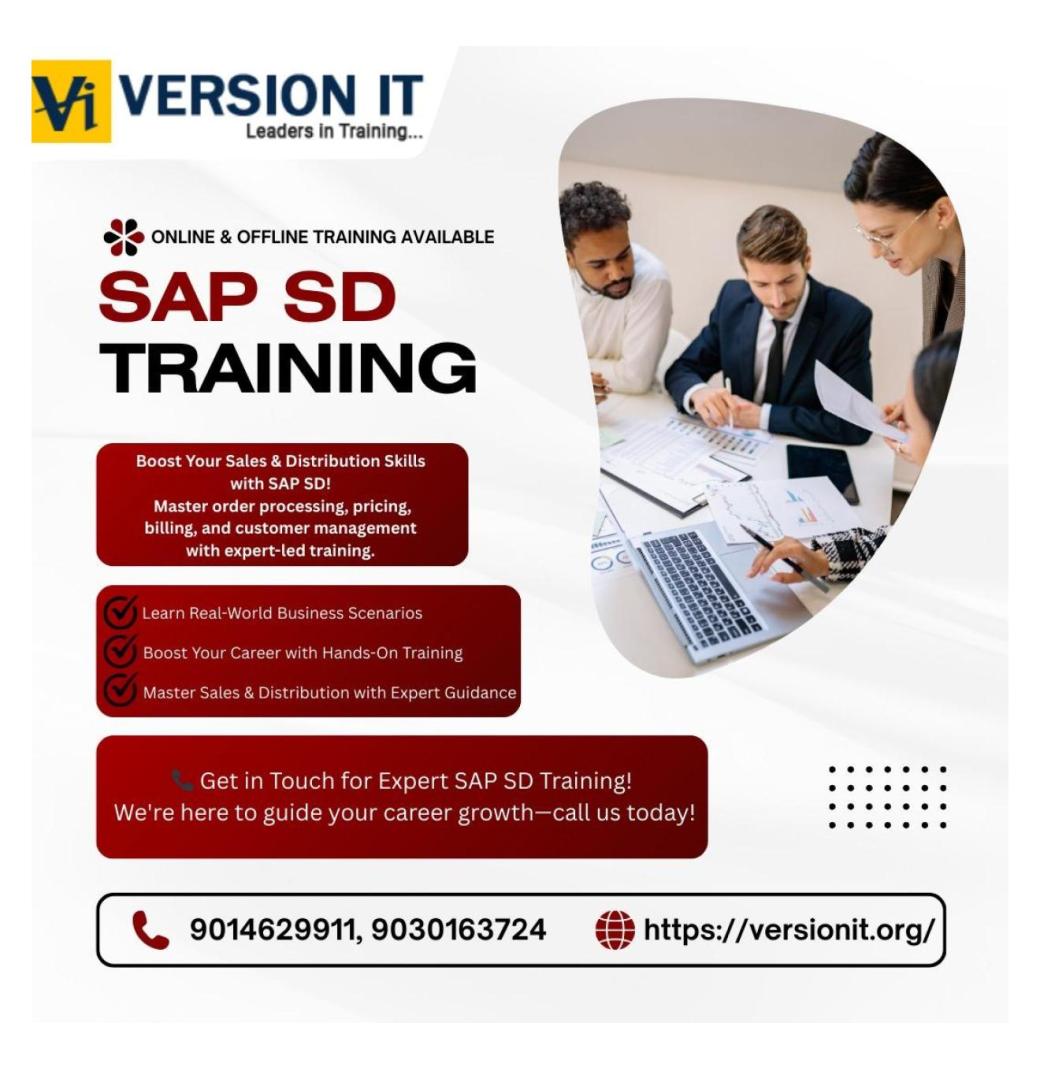 SAP SD Training In Bangalore - 2/2