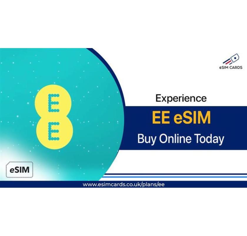 Get EE eSIM Plans in the UK – High-Speed Data by eSIM Cards