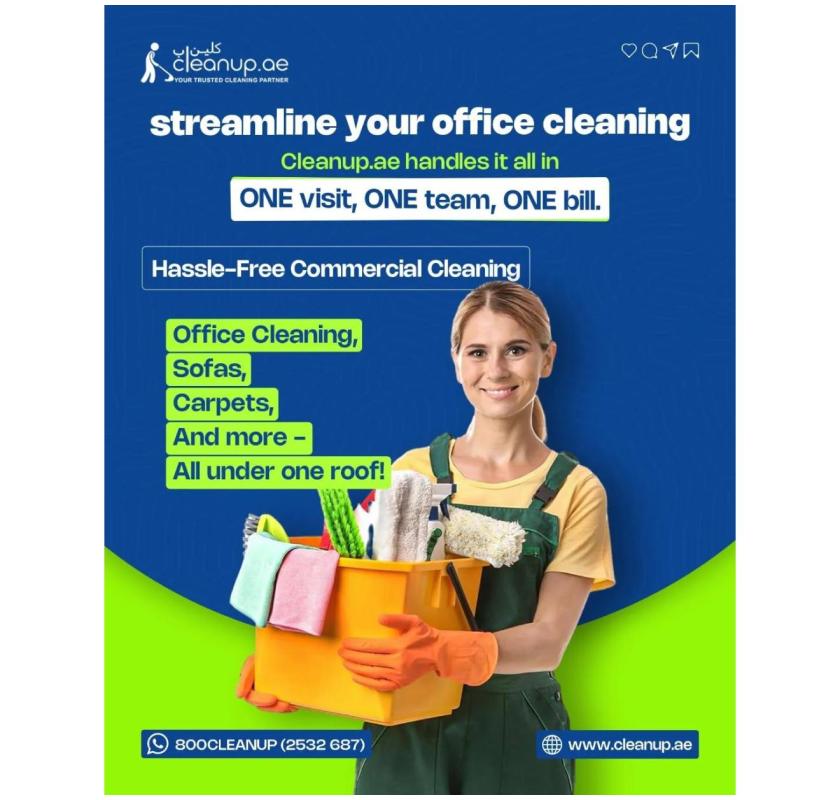 Professional Office Cleaning Services in Dubai – Cleanup.ae