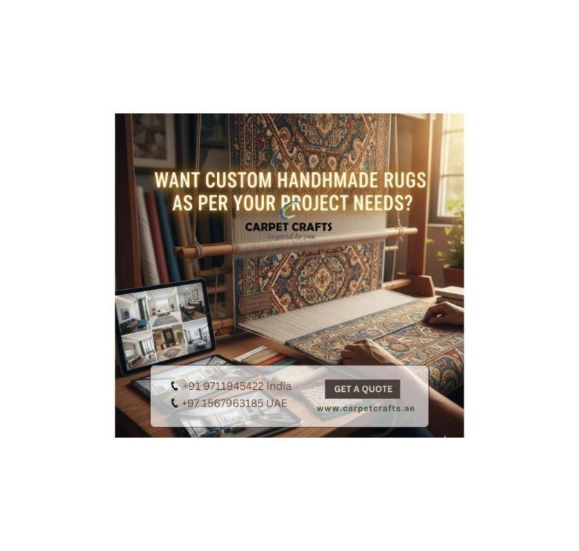 Want Custom Handmade Rugs as per Your Project Needs? Get Expert Design Support!
