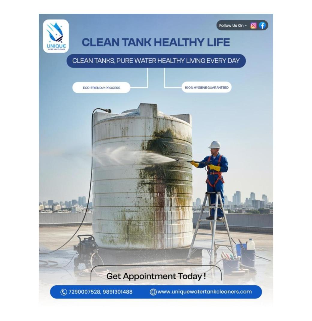 Cleaning Service in Kanpur | Unique Water Tank Cleaners