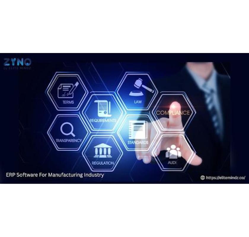 ERP Software for Manufacturing Industry at ZYNO by Elite Mindz 