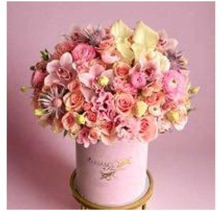 Precious Pink Baby Girl Flower Arrangements with Boxed Roses