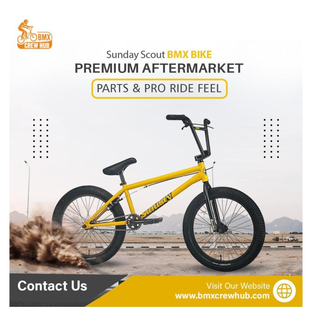 Sunday Scout BMX Bike – Premium Aftermarket Parts & Pro Ride Feel
