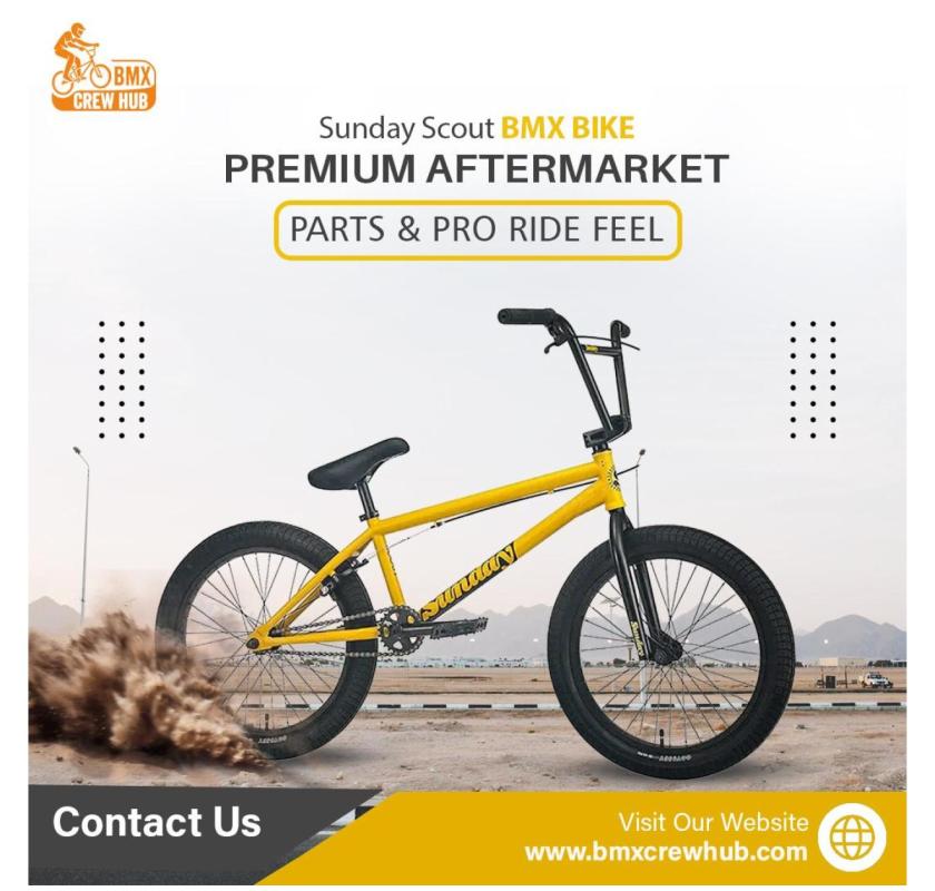 Sunday Scout BMX Bike – Premium Aftermarket Parts & Pro Ride Feel