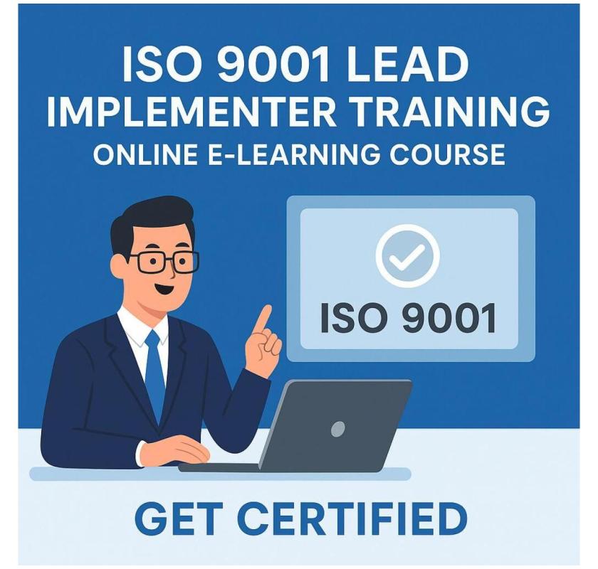 ISO 9001 Lead Implementer Training - Enrol Now 