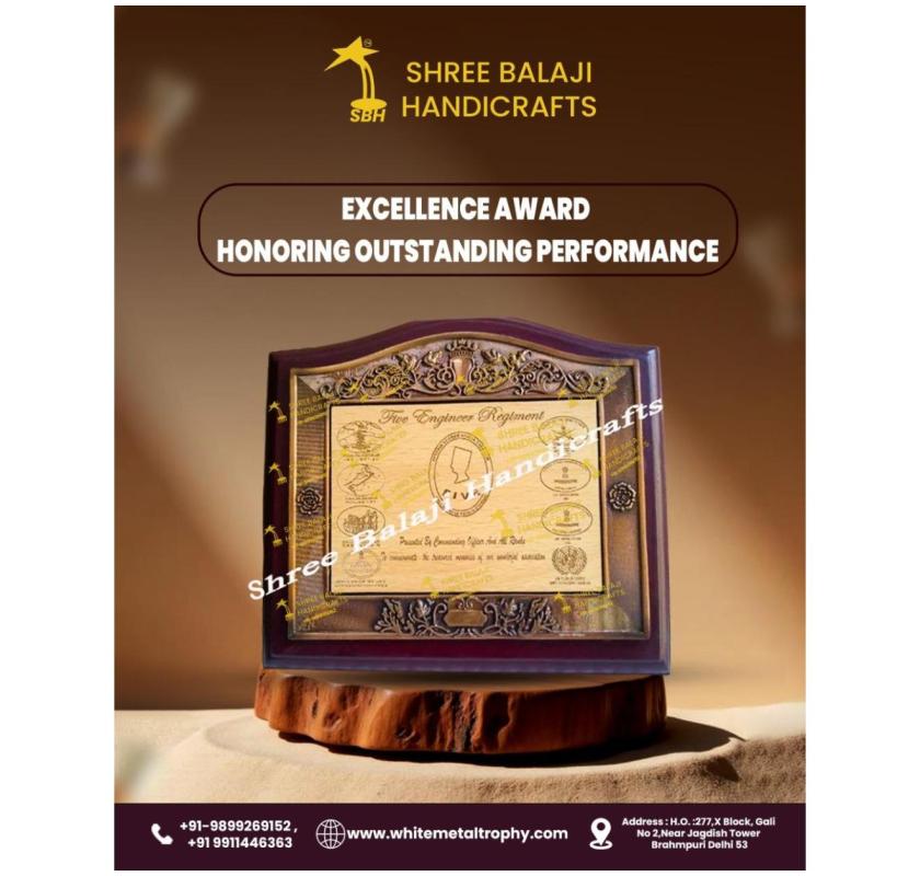 Wooden Trophy Supplier in Delhi NCR - Shree Balaji Handicrafts
