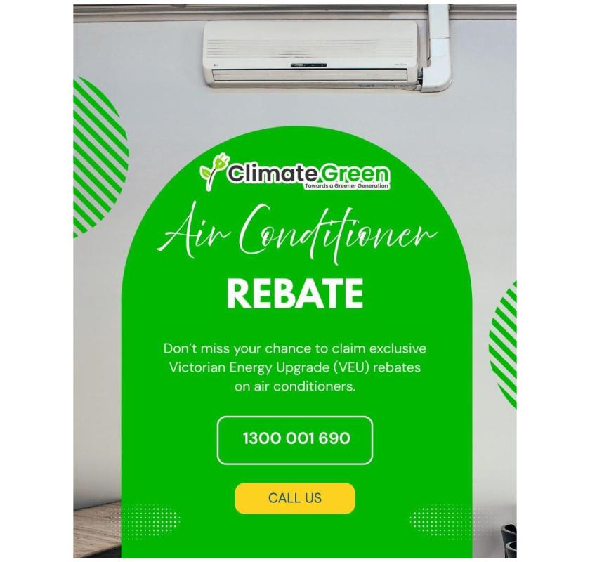 AIR CONDITIONER REBATE AVAILABLE NOW!