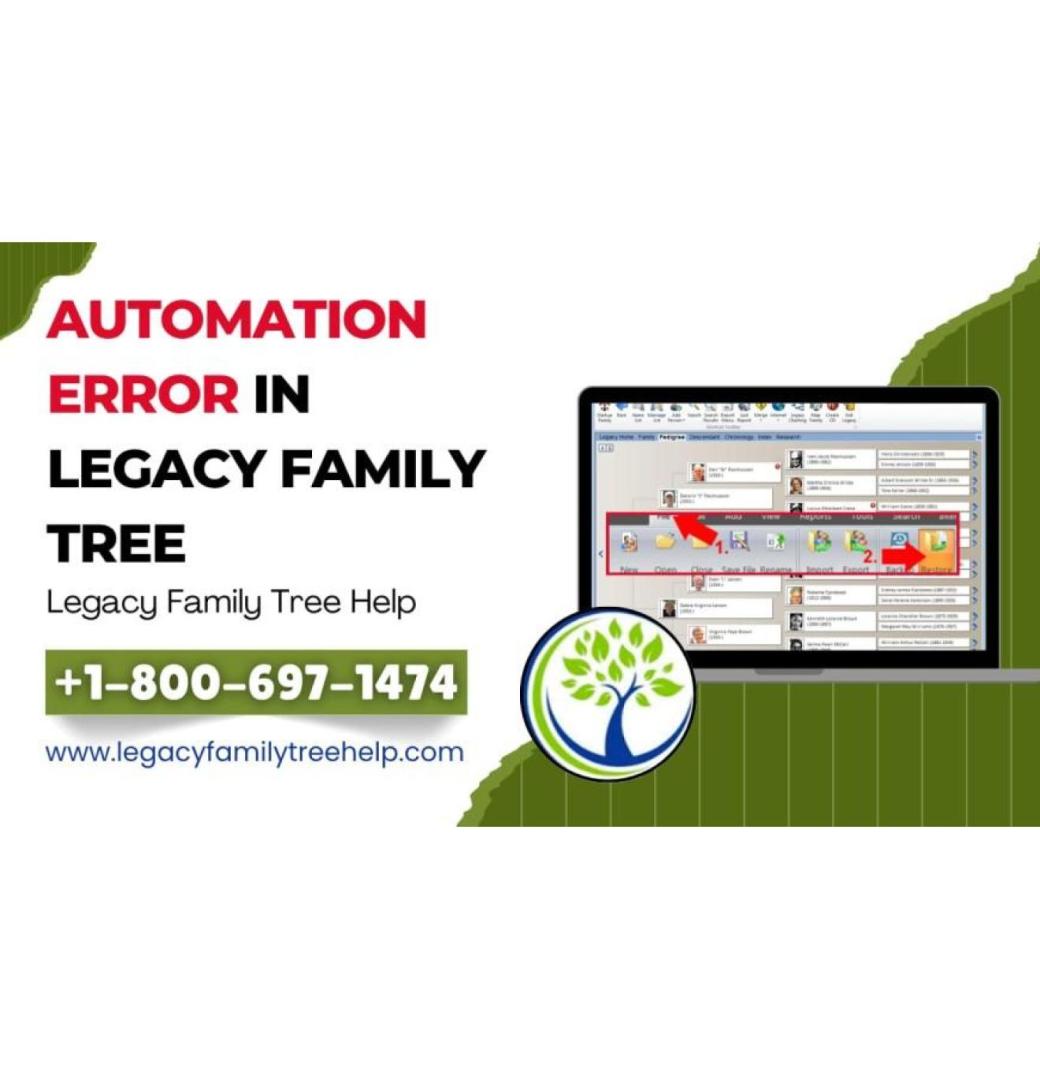 Fixing the Automation Error in Legacy Family Tree Software Easily