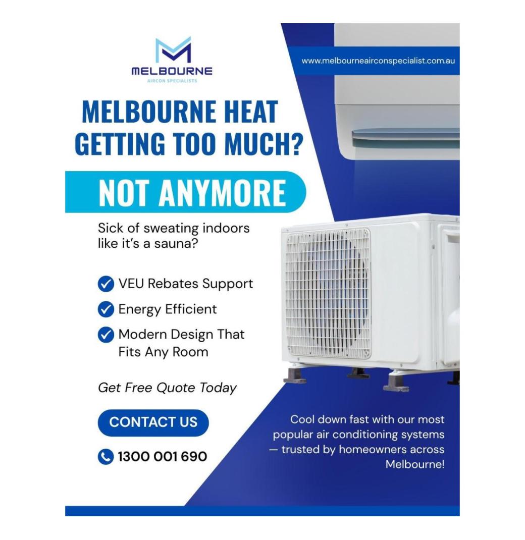 Beat the Melbourne Heat with Energy-Efficient Cooling